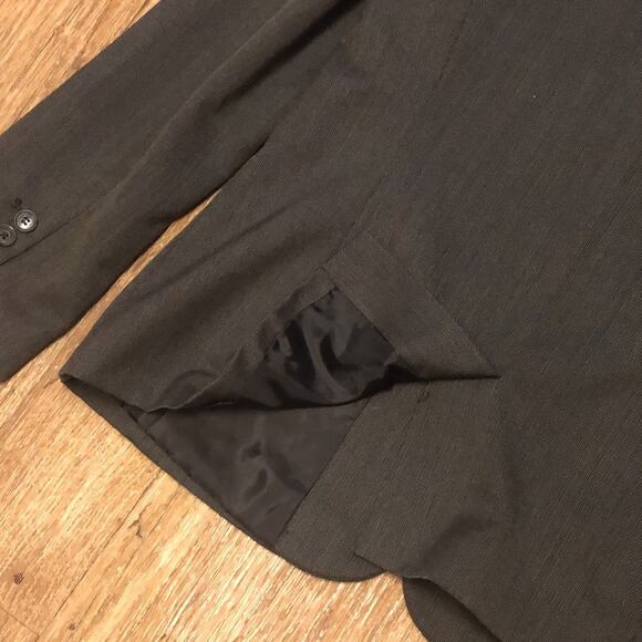 Ann Taylor Brown Wool Tweed Suit Jacket Blazer Size 8 - Picture 9 of 12